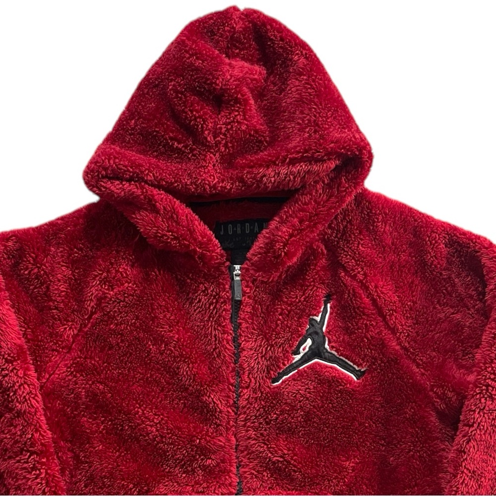 Jordan Kids Plush‎ Red Hoodie